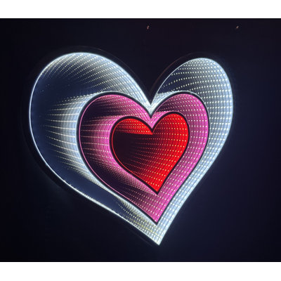 Hanging Triple Heart Kanija Light Display