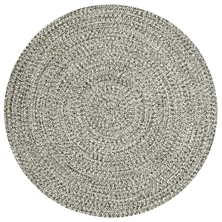 Machine Woven Grey Indoor/Outdoor Rug