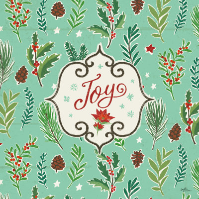 Holiday Joy IX 1 Piece Wrapped Canvas Wall Art