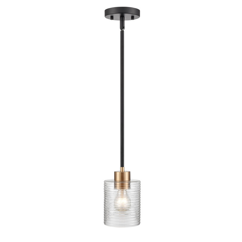 Luminaire suspendu cylindrique à 1 lumière Renko
