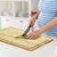 Grandes planches à découper en bambou 24 po x 18 po avec rainure et poignée pour cuisine