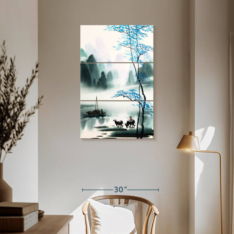 Alvord peinture chinoise Alvord, H 57 po x l 36 po