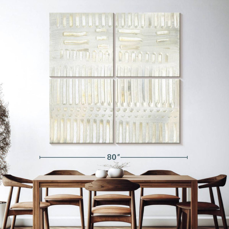 Birch Pattern I, 74" H x 74" W