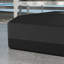 330 lb Base de parasol robuste 84d-110v02, roue de levage, repose-pieds réglables, base croisée, noir, lieu de vacances extérieur lb, remplissable, détente