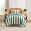 Ensemble d'édredon à lit rayé 5 pièces avec draps et taie d'oreiller Nestl-128727128-128727135