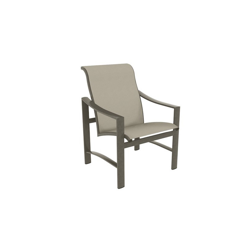 Kenzo Outdoor Dining Armchair, Mocha, Gold Coast