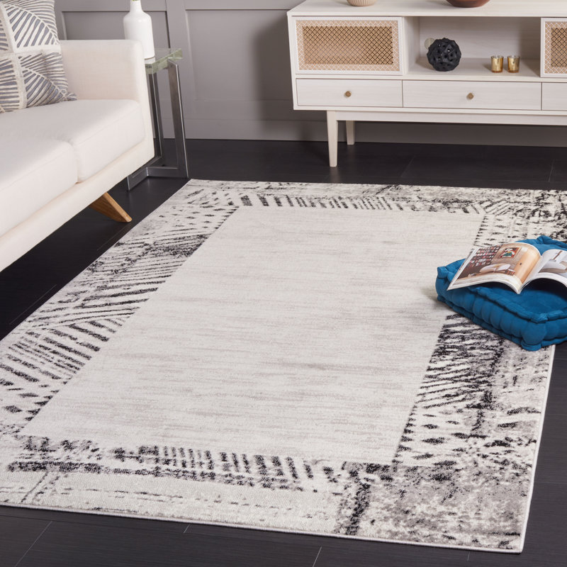 Fatiha Skyler Performance Abstract Rug, Rectangle 5'1" x 7'6"