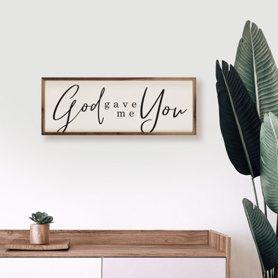 «God Gave Me You» blanc