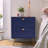 24.4" Tall 2-Drawer High Gloss Nightstand-2111079106