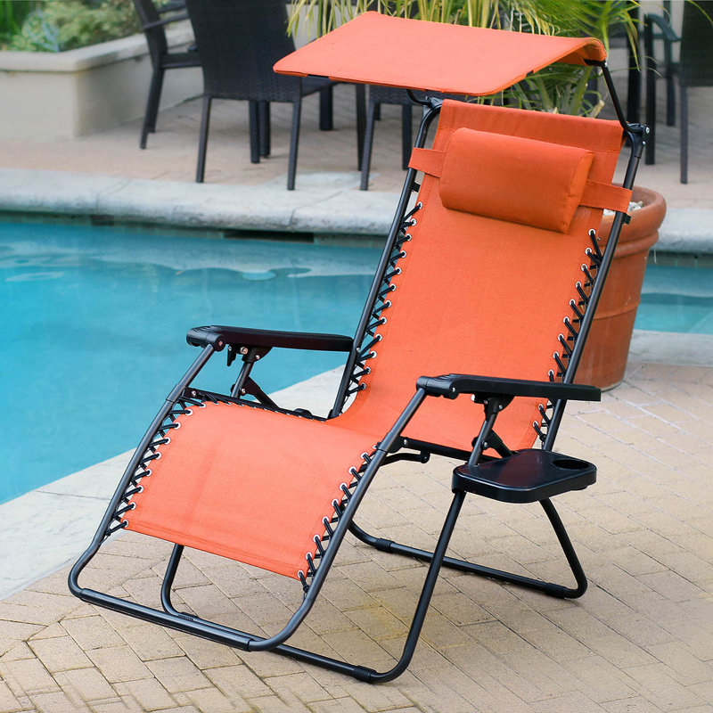 Fauteuil inclinable zéro gravité Ragland, Orange