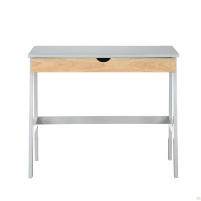 Bureau Hilton gris / naturel