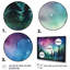 «Mauve Aurora Borealis Mountains I - Winter Mountains», art mural-847650667-847650642