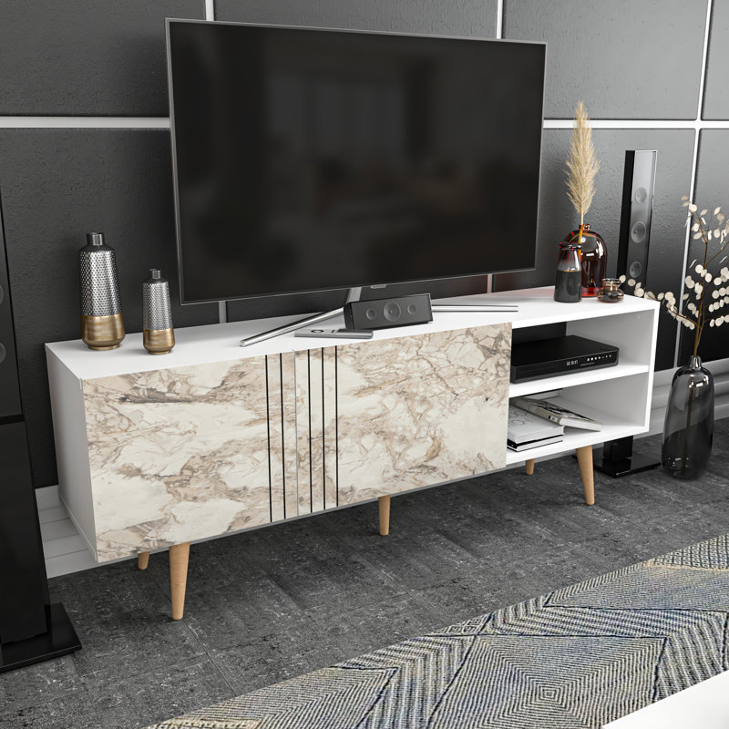 Wilfred TV Stand for TVs up to 72"   , White