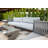 Milano 88.6" Powder-Coated Aluminum Patio Sofa with Sunbrella® Cushions, Commercial Grade