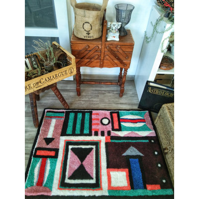 Hand Woven 75cm X 102cm Area Rug