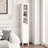 66.92" Tall Bathroom Cabinet With Adjustable Shelves - 1 Door Freestanding Slim For Home, Bathroom, Kitchen, White Solarium