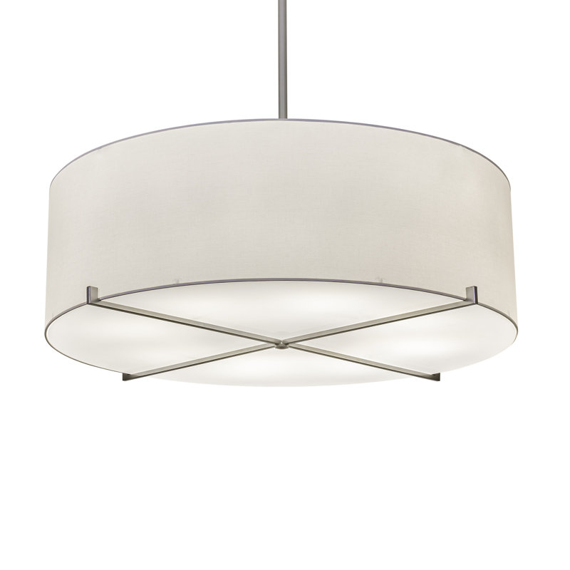 Lustre 8 lumières à abat-jour Cilindro