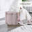 Pink Upholstered Flower Ottoman With Storage