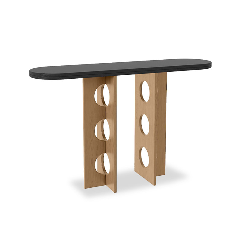 Console en bois massif Wabi Sabi