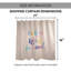 Rideau de douche Being Kind is Cool 71 x 74