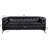 84" Faux Leather Chesterfield 3-Seater Sofa with Tufted Design-2091009580