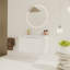 Ensemble de meuble-lavabo simple 29,9 po avec plateau en céramique Aluna-143925662