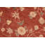 Tapis bourgogne / beige en laine noué à la main à motif floral 8 pi 2 po x 9 pi 11 po Fabiola