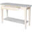 Phillips Unfinished Oval Sofa Table, Solid Para Wood, Rustic Country Style, Durable And Versatile For Home Decor