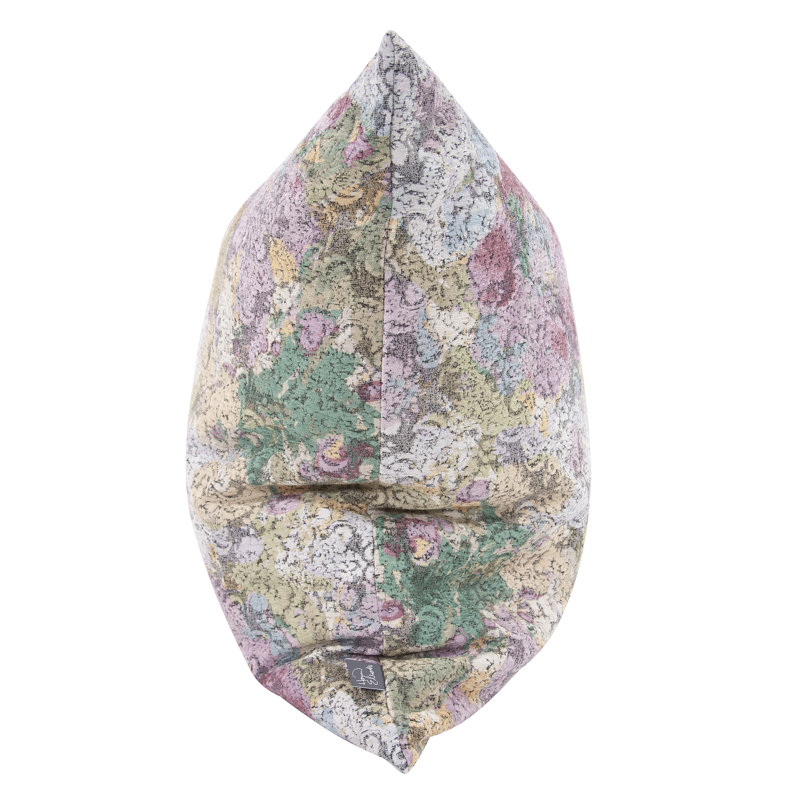 Floral Throw Pillow, 24" H x 24" W