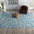 Beige/Bleu sarcelle