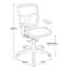 Chaise de travail ergonomique en maille Ahnya