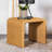 Square Woven Rattan End Table