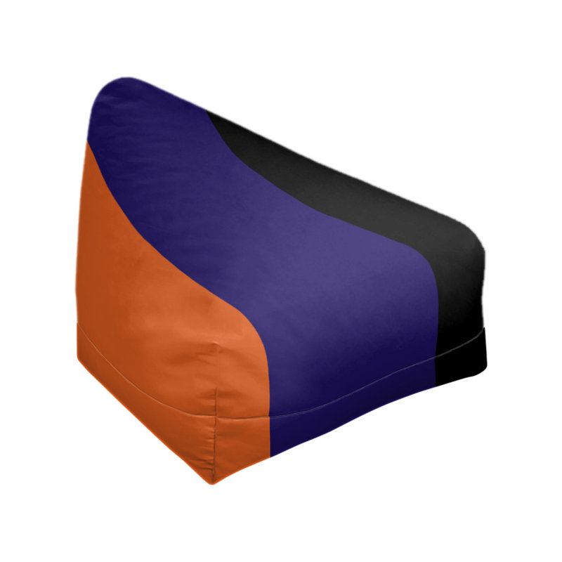 Fauteuil à billes Washington, 27 po x 27 po x 30 po, Orange, pourpre, noir