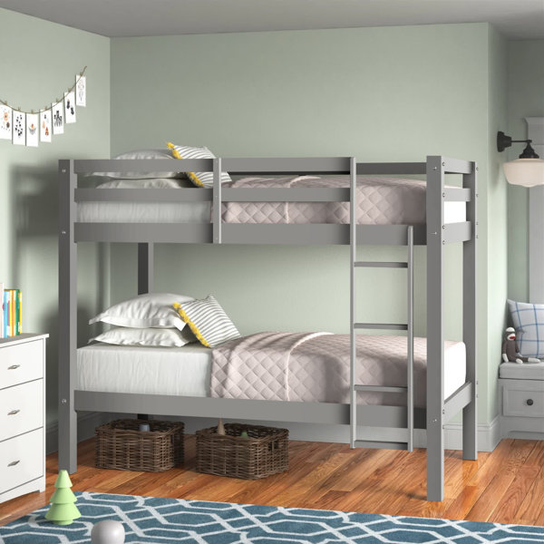 Andover Mills™ Baby & Kids Heriberto Kids Twin Over Twin Bunk Bed ...