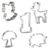 CookieCutter.com 5 -Piece Non-Stick Cookie Cutter