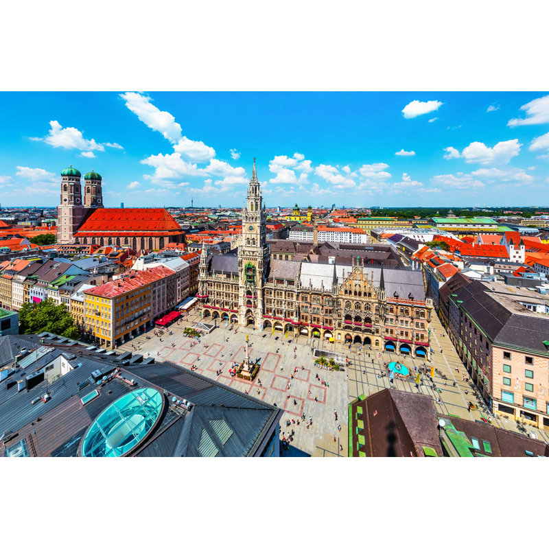 City Hall in Munich - Photographie sur toile tendue, H 8 po x l 12 po