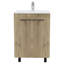 Meuble-lavabo autoportant de 24 po avec tablette interne Selma, blanc-2135971387
