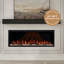 Highmark 50" Recessed or Wall Mounted Electric Fireplace Heater, 10 Flame Colours, Google & Alexa Compatible, Logs & Crystals, Remote Control-1455600306