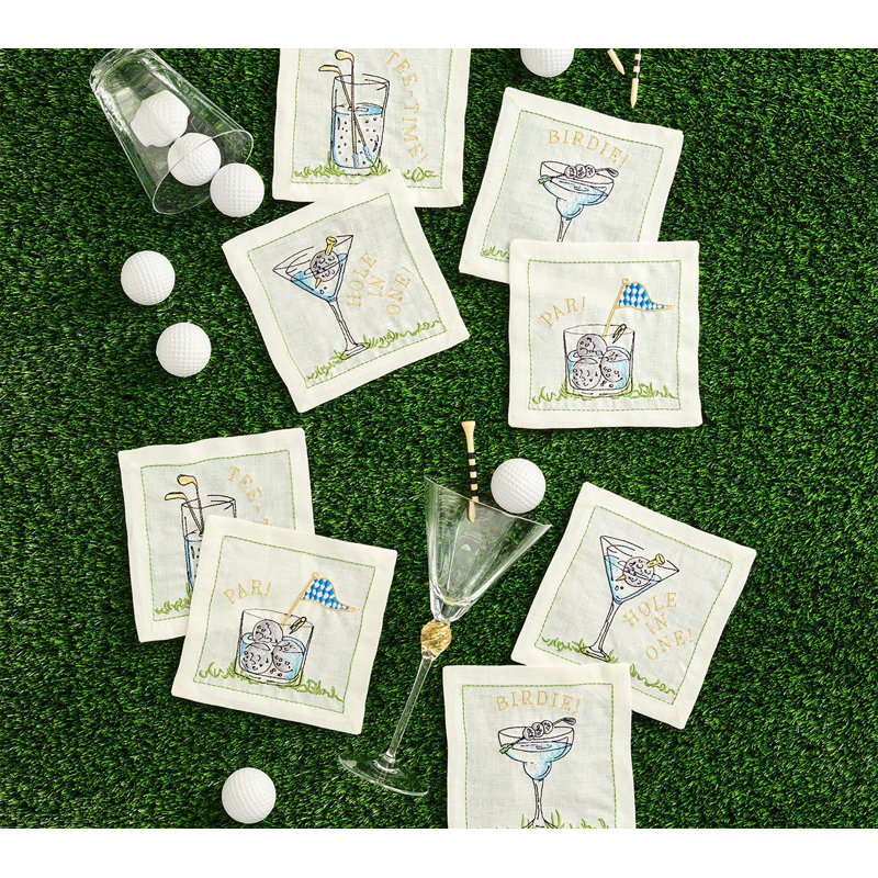 Tee Time Cocktail Napkin Set