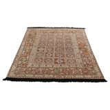 Rug & Kilim’S Tribal Rug In Beige-Brown All Over Geometric Pattern