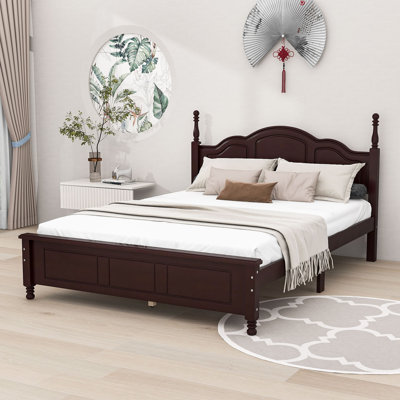 Brochan Wood Platform Bed with Headboard -  Alcott HillÂ®, 8368D6D9A59940B4A466E60B7FE1BCAF