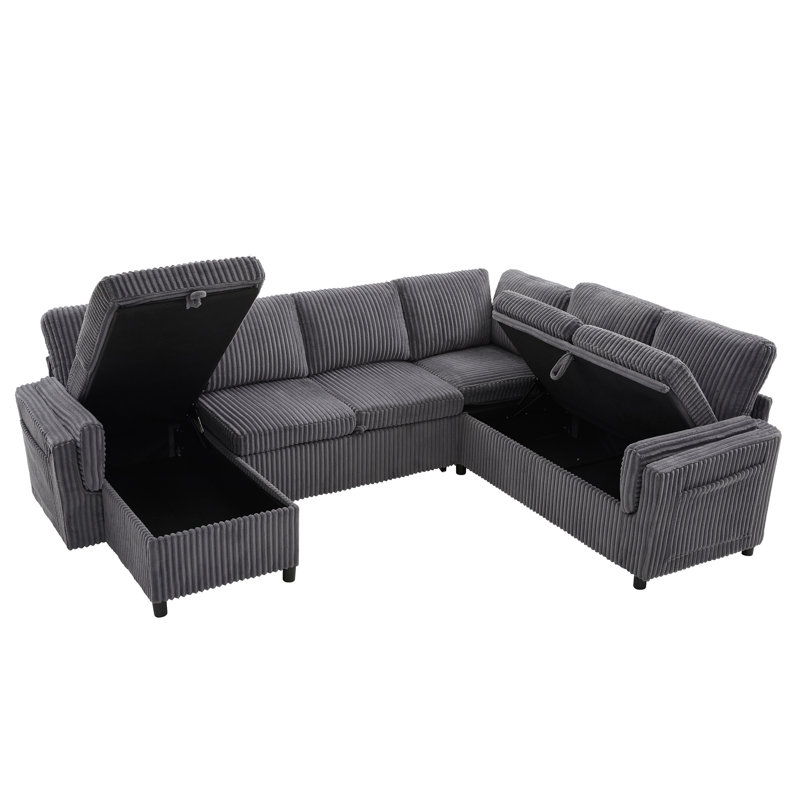 Divan-lit convertible, Gris