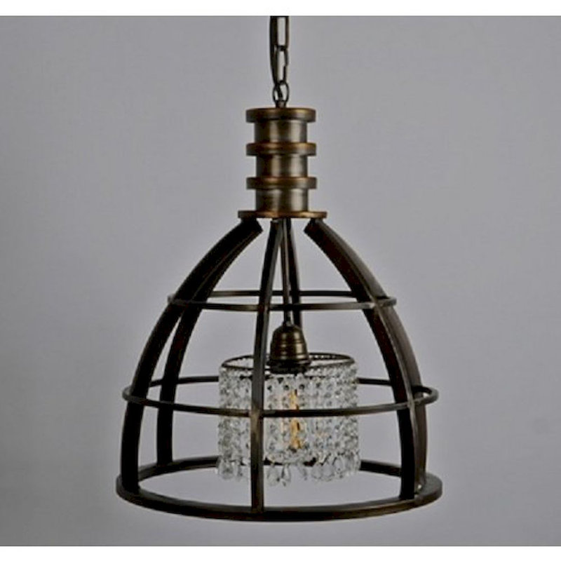 Luminaire suspendu 1 cloche pour une cloche Halley