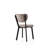 Modern Chair Set (2 Pieces) - Black & Gray, 18.1 x 33.9 x 21.3 inches | 100% Iron Frame, Melamine Coated Particle Board Seat, Plywood Back | Stylish & Durable, 385 lbs Bearing Capacity, Perfect for Home & Office-123091078