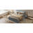 Full Size Platform Bed With Drawer And Two Shelves