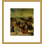 Scènes du massacre de Chios par Eugène Delacroix, impression giclée sur cadre