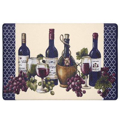 Miranda Farmhouse / Country Water Resistant Anti Fatigue Non-Skid Kitchen Mat