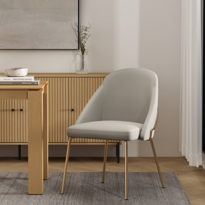 Chaise de salle à manger rembourrée Gracie
