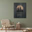 Loon Peak Hogan, art sur toile tendue avec châssis Melody: Wilderness Wood 03-746353442