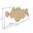 Lucia Circle Cluster Wall Decor
